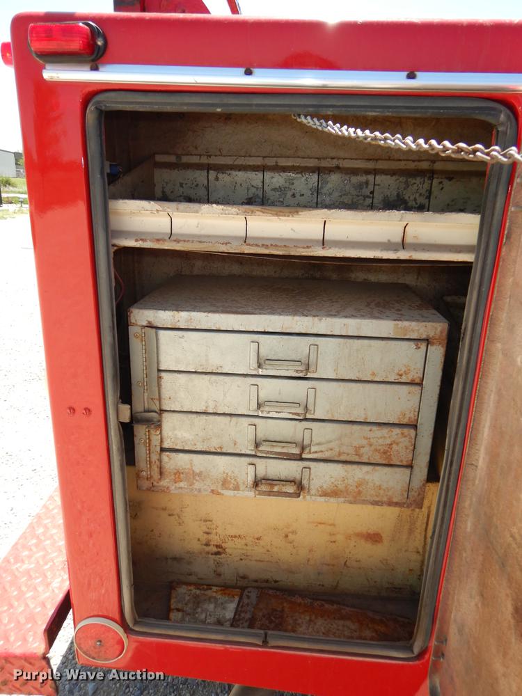 image for item DE1717 2008 Dodge Ram 1500 Quad Cab utility bed pickup truck