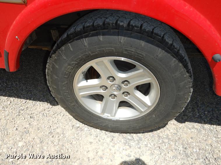 image for item DE1717 2008 Dodge Ram 1500 Quad Cab utility bed pickup truck