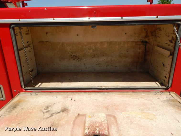 image for item DE1717 2008 Dodge Ram 1500 Quad Cab utility bed pickup truck