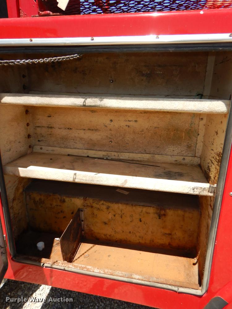 image for item DE1717 2008 Dodge Ram 1500 Quad Cab utility bed pickup truck