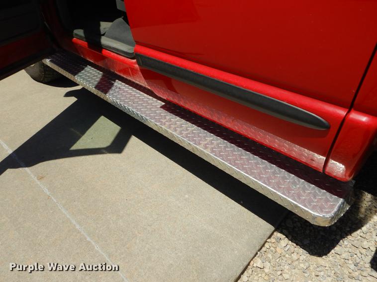 image for item DE1717 2008 Dodge Ram 1500 Quad Cab utility bed pickup truck