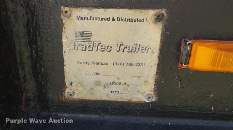 image for item DE2615 1994 Bradtec utility trailer