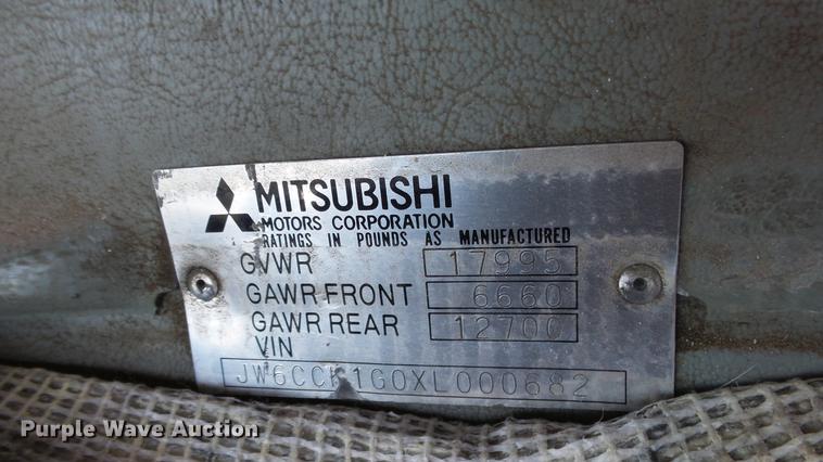 image for item DE2620 1999 Mitsubishi Fuso FH rollback truck