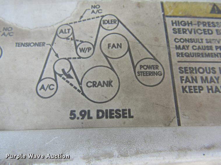 image for item DE6812 2003 Dodge Ram 2500 Quad Cab pickup truck