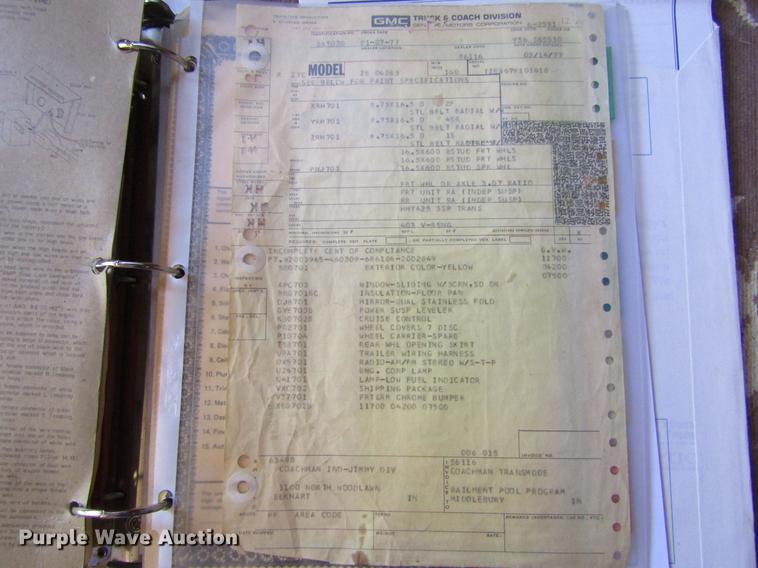 image for item DE6816 1977 GMC Jimmy Coachman Royale 26RB RV