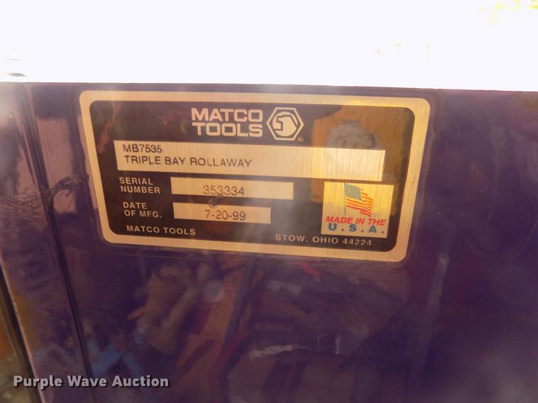 image for item DO9001 1999 Matco MB7535 toolbox