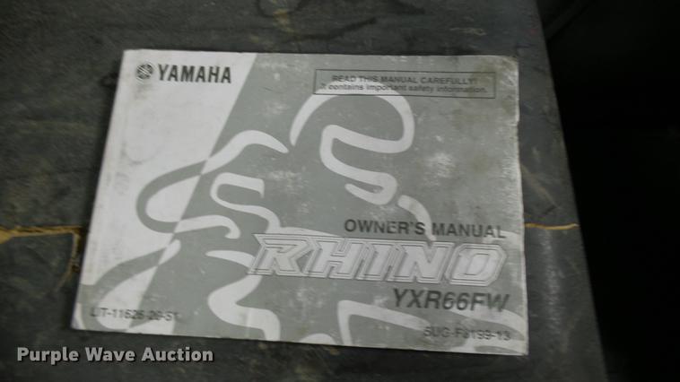 image for item DP9536 2007 Yamaha Rhino 660 utility vehicle