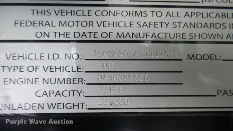 image for item EC9739 2002 Gillig G20B096N4 transit bus