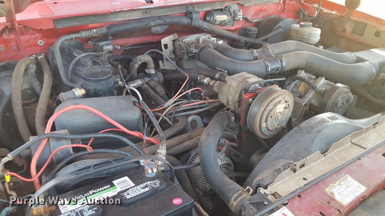 image for item EI9584 1995 Ford F350 bale bed pickup truck