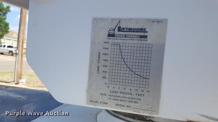 image for item EI9588 2001 Ford F250 Super Duty XL utility bed pickup truck