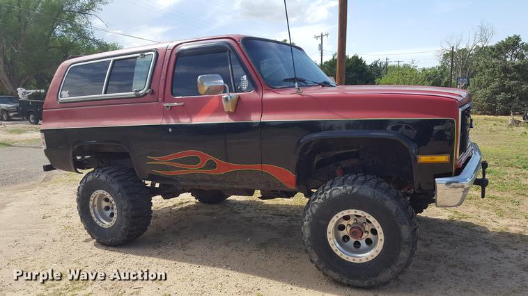 image for item EI9590 1986 Chevrolet K10 Blazer SUV