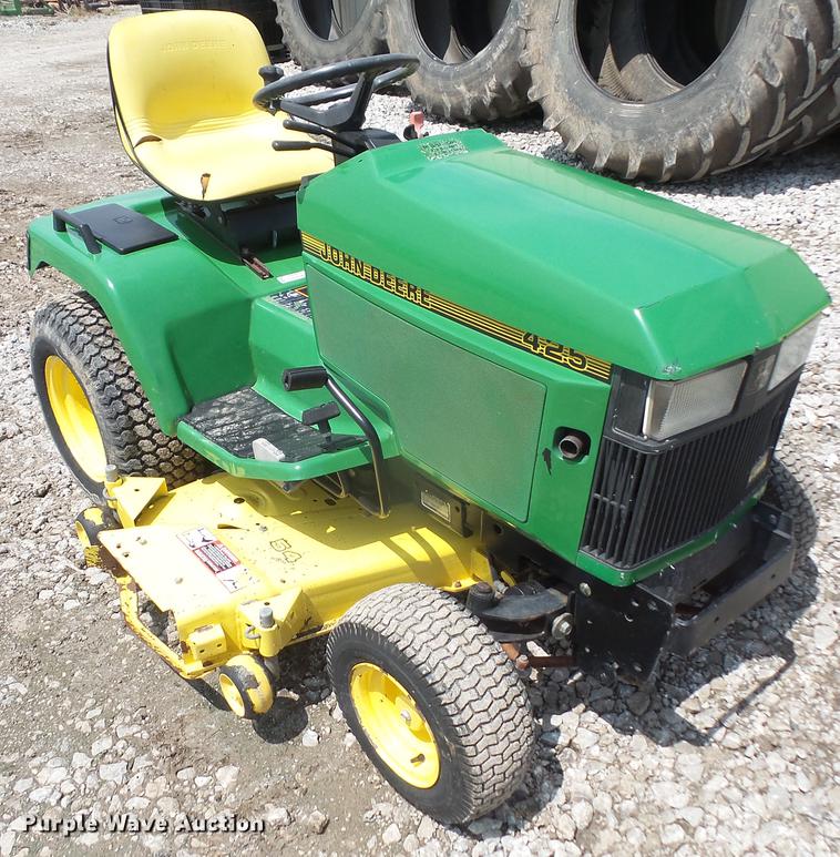 image for item EJ9442 John Deere 425 lawn mower