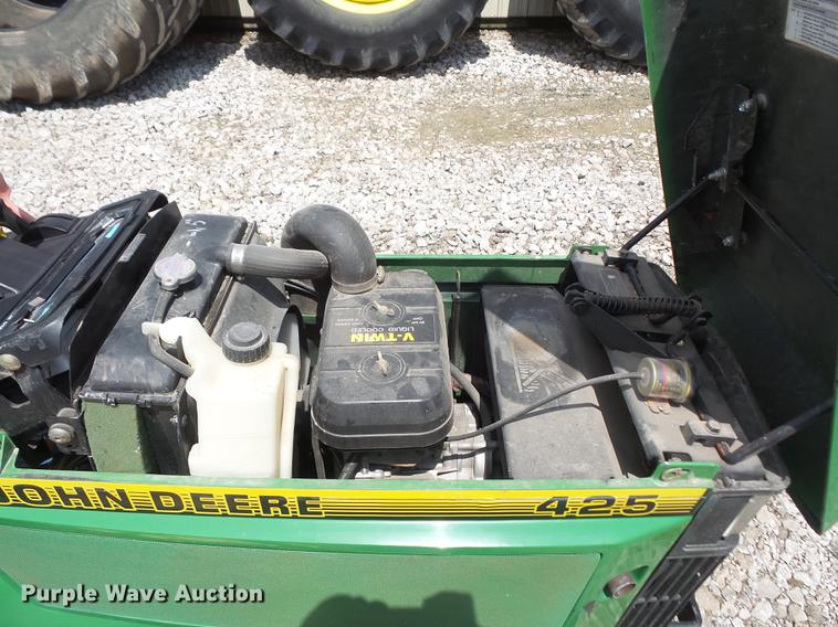 image for item EJ9442 John Deere 425 lawn mower
