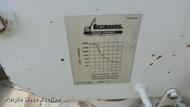 image for item ET9501 Liftmoore 2700A crane