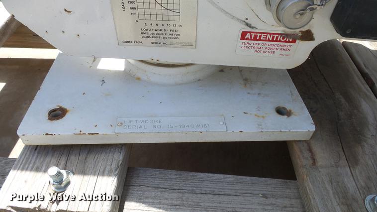 image for item ET9502 Liftmoore 2700AR crane