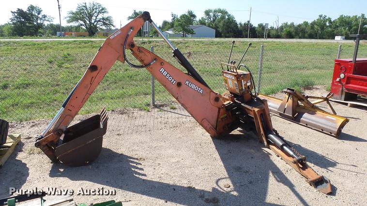 image for item ET9523 Kubota RB5011 backhoe attachment
