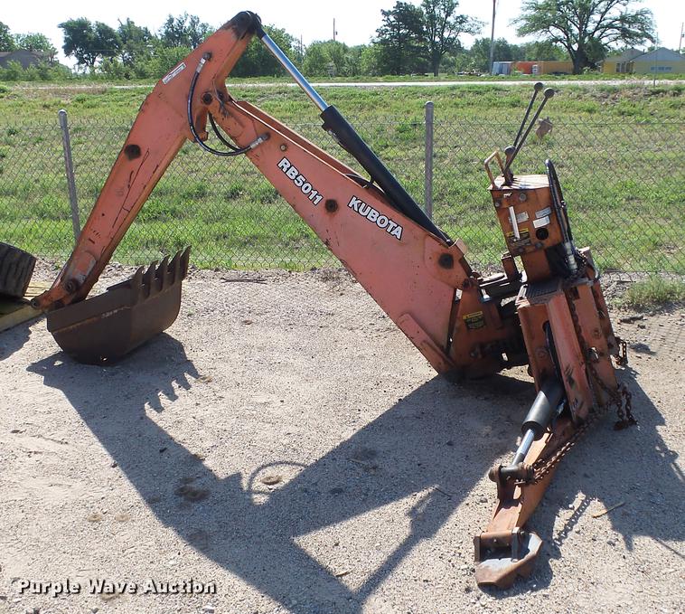 image for item ET9523 Kubota RB5011 backhoe attachment