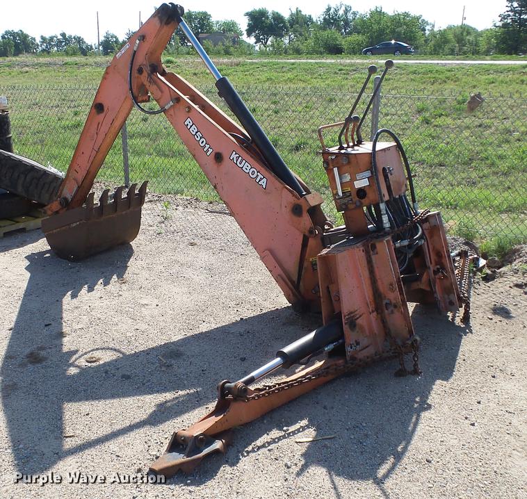 image for item ET9523 Kubota RB5011 backhoe attachment