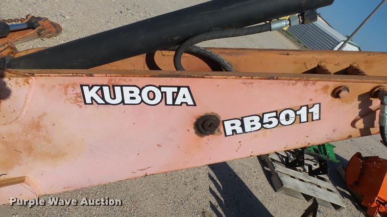 image for item ET9523 Kubota RB5011 backhoe attachment