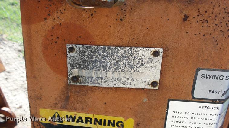 image for item ET9523 Kubota RB5011 backhoe attachment