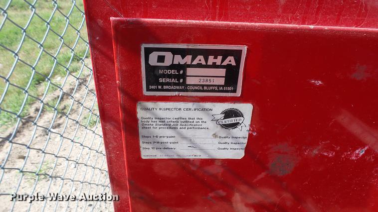 image for item ET9525 Omaha steel utility bed