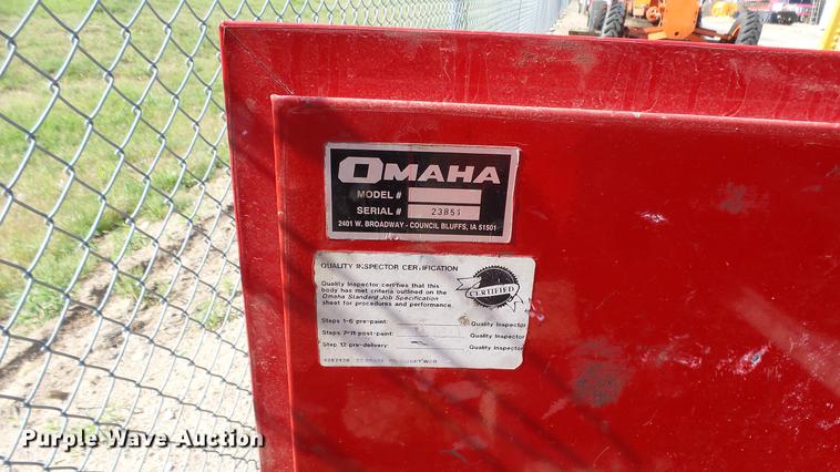 image for item ET9525 Omaha steel utility bed