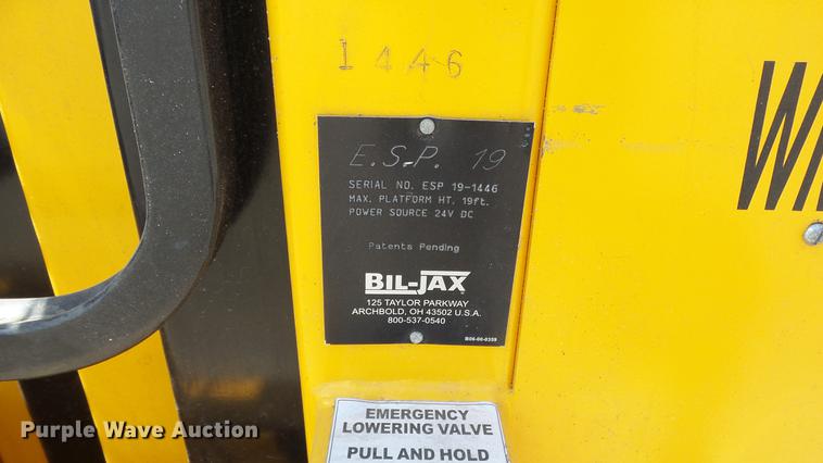 image for item ET9533 Bil-Jax ESP19 man lift