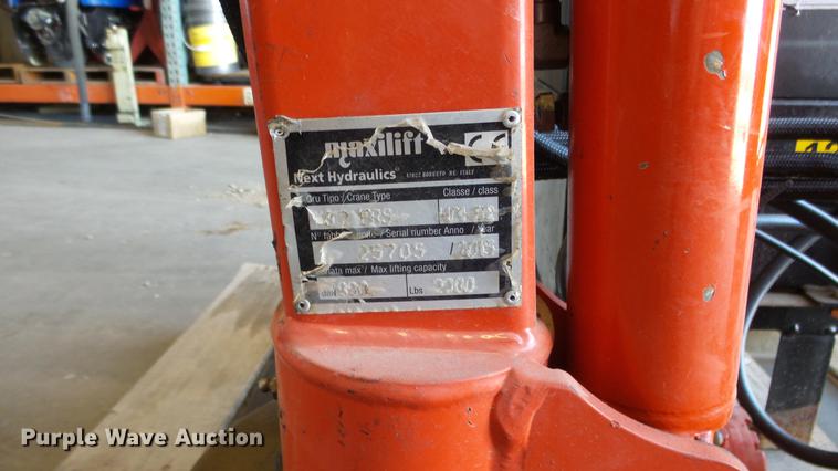 image for item ET9536 2015 Maxilift ML110 crane