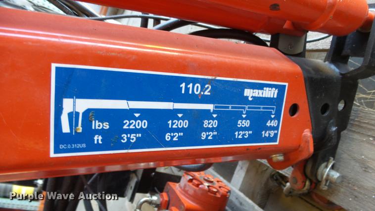 image for item ET9536 2015 Maxilift ML110 crane