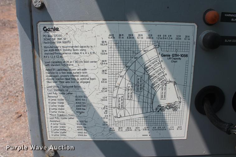 image for item DB5209 2006 Genie GTH-1056 telehandler