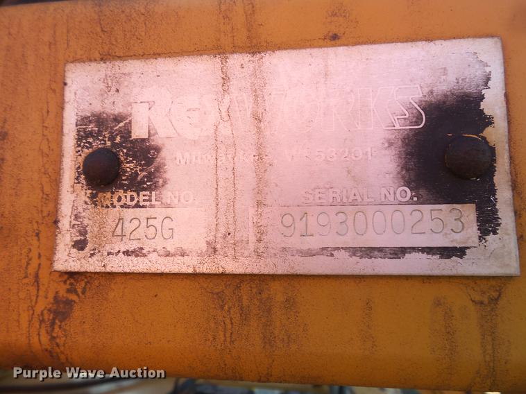 image for item DC1209 1993 Rexworks Maxigrind 425G horizontal grinder