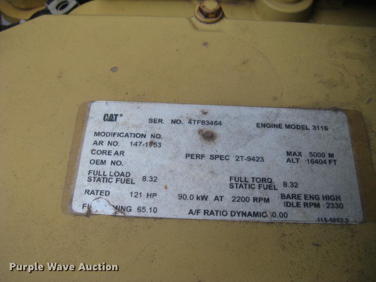 image for item DC2259 2003 Caterpillar 953C track loader