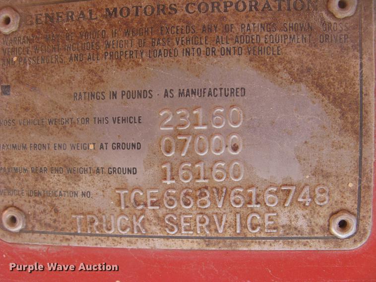 image for item DC2264 1978 GMC Sierra 6500 tank truck