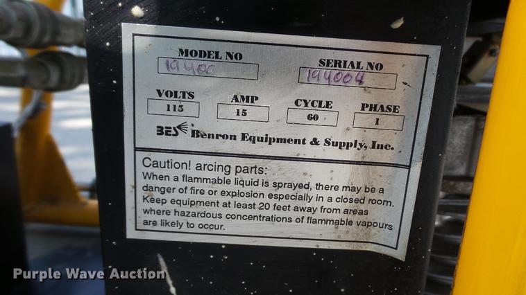 image for item DC4196 Benron Equipment stucco sprayer