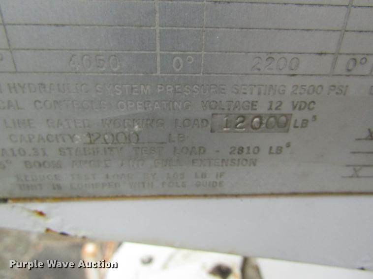 image for item DC4333 2000 Chevrolet C7500 digger derrick truck