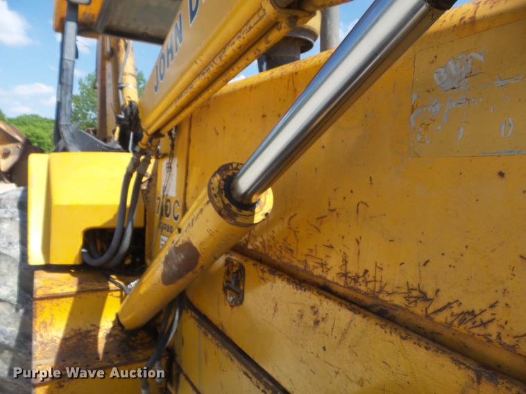 image for item DC7261 1990 John Deere 710C backhoe