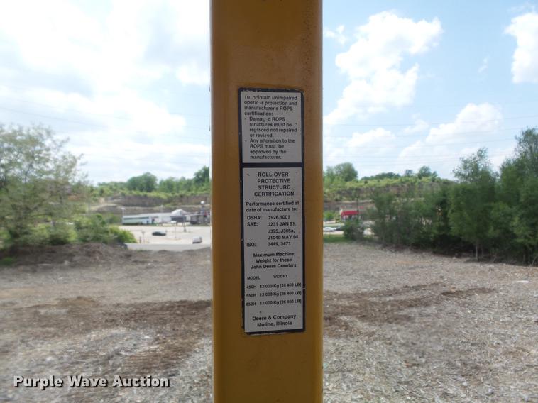 image for item DC7285 1999 John Deere 450H LGP dozer