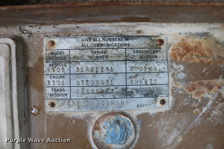 image for item DC7559 1982 Caterpillar 950B wheel loader