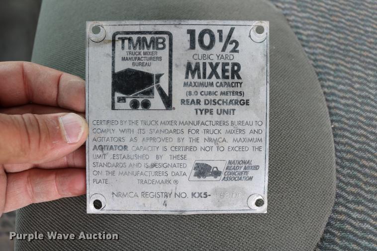 image for item DC7572 1999 Sterling A9500 ready mix truck