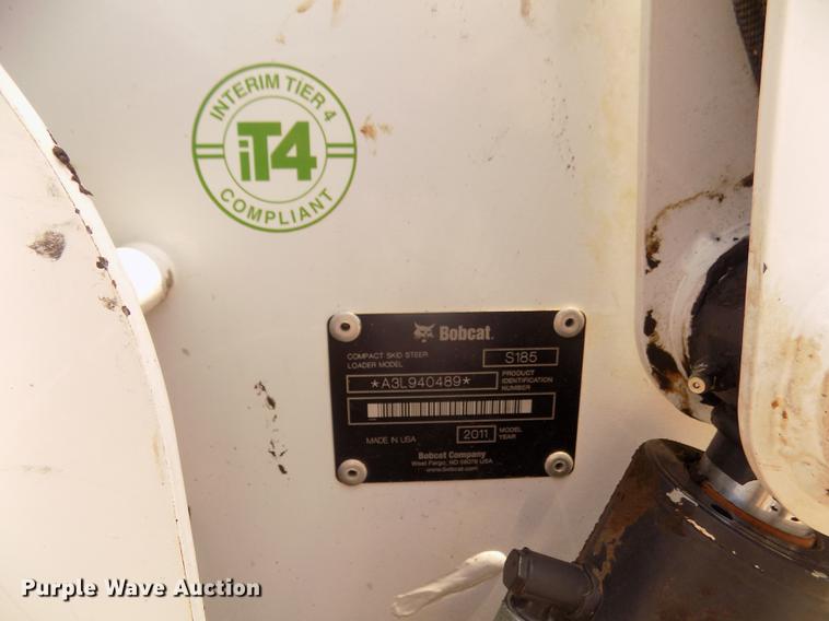 image for item DD2757 2011 Bobcat S185 skid steer