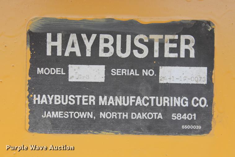 image for item DD4964 Duratech HayBuster IG-8 tub grinder