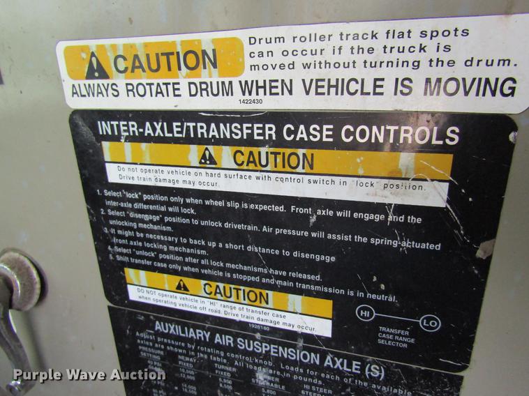 image for item DD8438 1999 Oshkosh S2146 ready mix truck