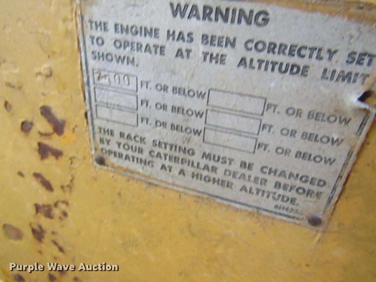 image for item DD8461 1971 Caterpillar D7F dozer