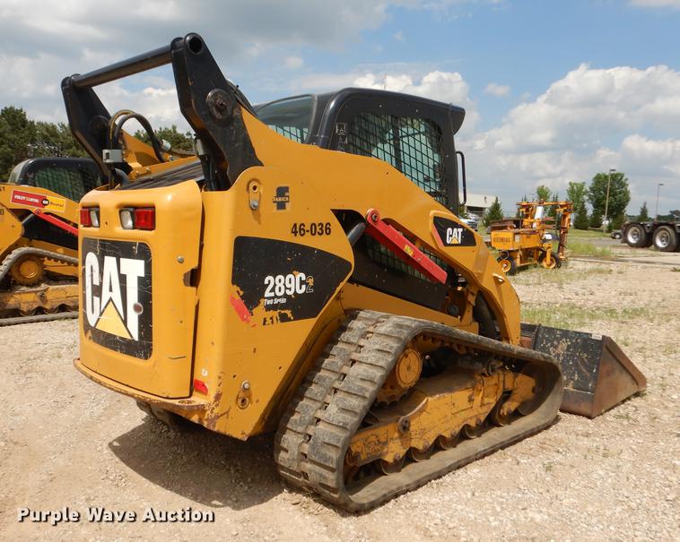 image for item DE1722 2012 Caterpillar 289C2 skid steer