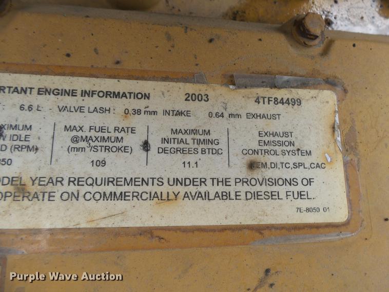 image for item DE3653 2003 Caterpillar AP1055B paver