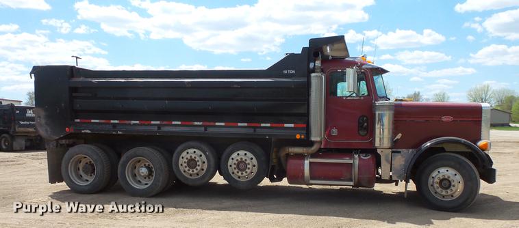 image for item DV9716 1991 Peterbilt 379 dump truck