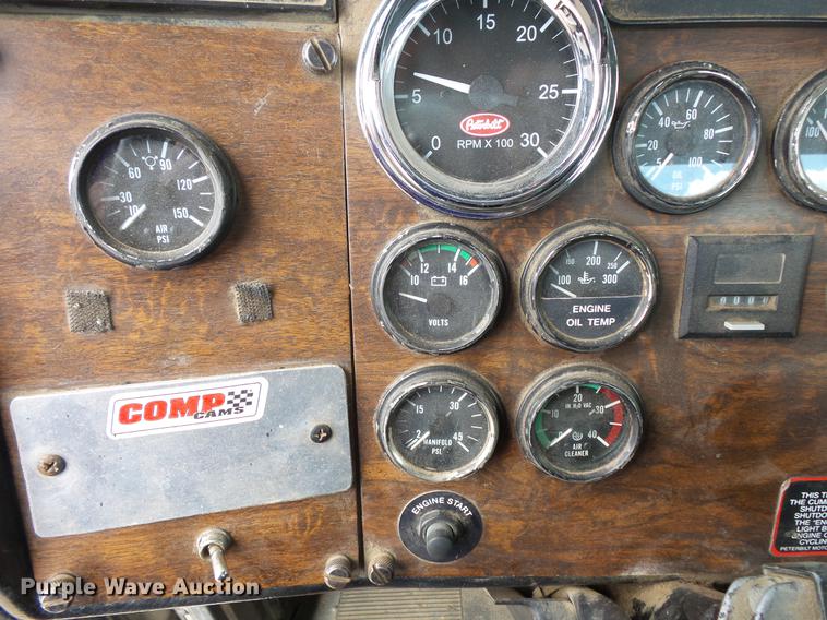 image for item DV9717 1995 Peterbilt 377 semi truck