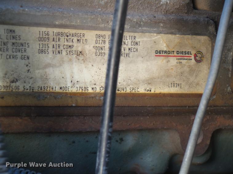 image for item DX9098 1989 International G-8300 truck with Big John tree spade