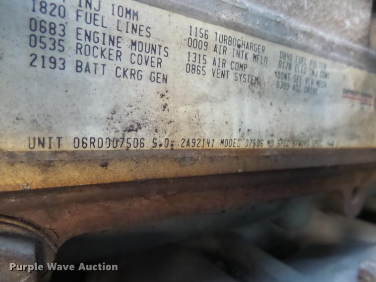 image for item DX9098 1989 International G-8300 truck with Big John tree spade