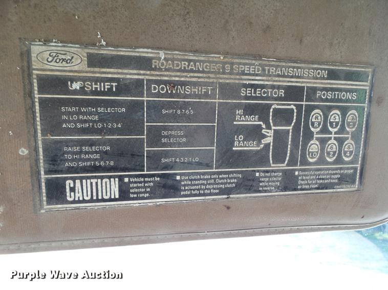 image for item DZ9247 1994 Ford LN9000 dump truck